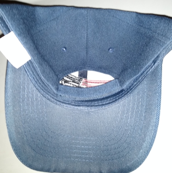 New England Patriots dark navy blue hat adjustable new without tags - Picture 2 of 3